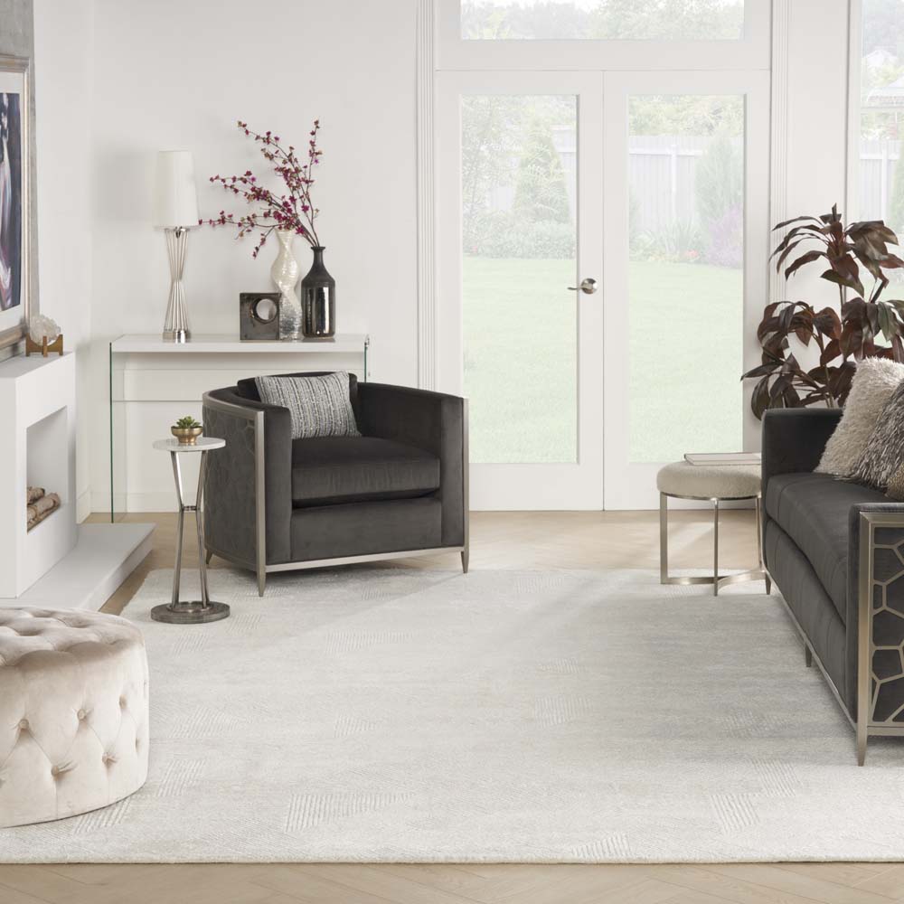 Michael Amini MA30 Star SMR01 Ivory Area Rug | Carpetmart.com